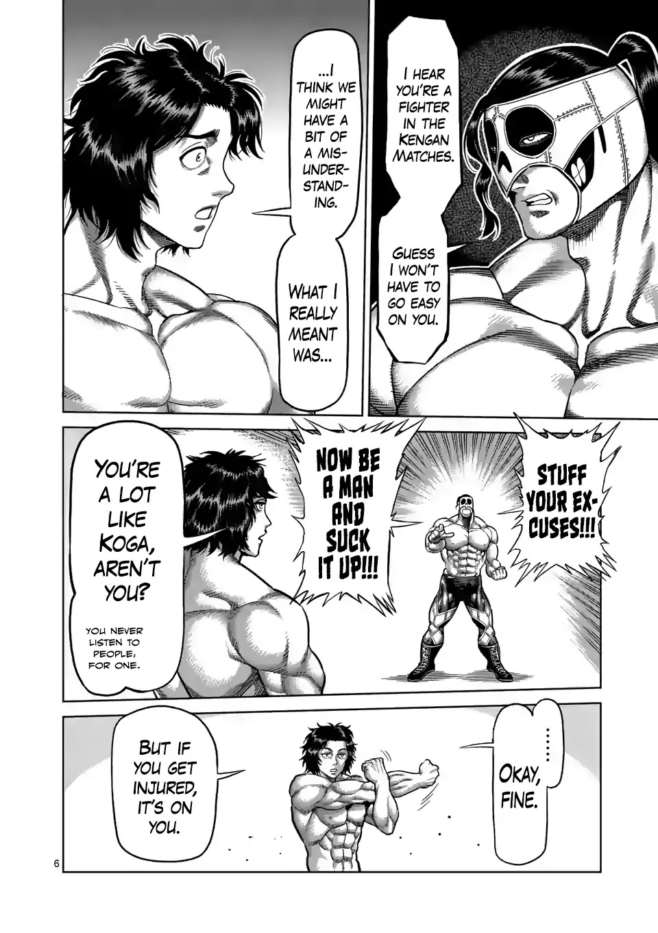 Kengan Omega Chapter 15 page 6 - Chapter 15: Ryuki vs. José