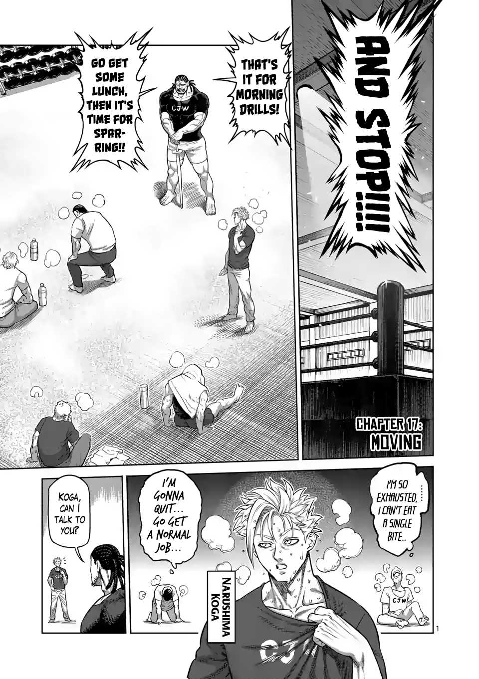 Kengan Omega Chapter 17 page 1 - Chapter 17: Moving