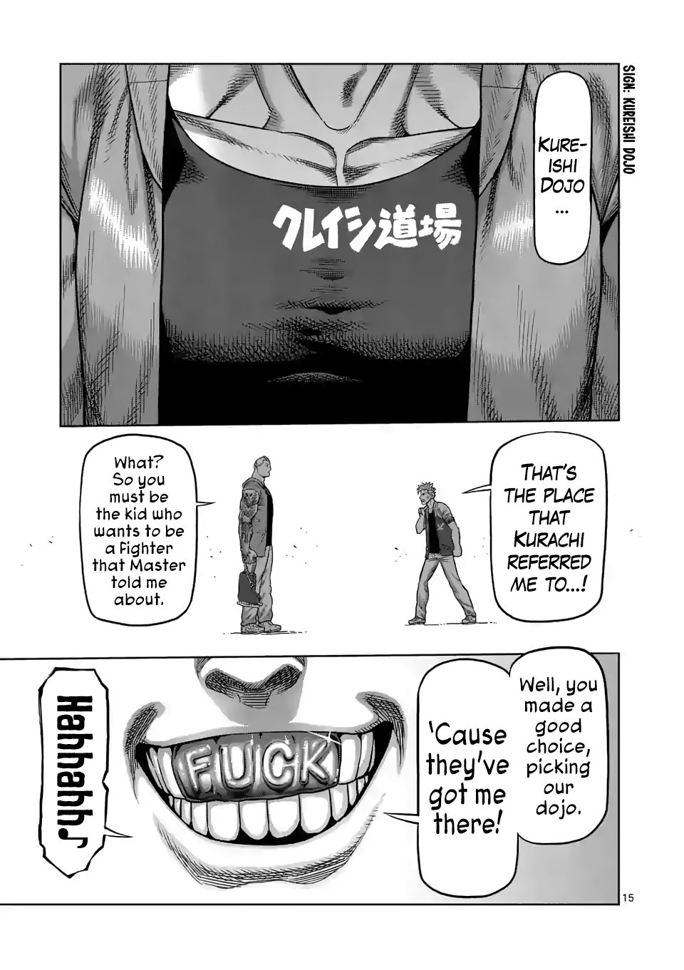 Kengan Omega Chapter 17 page 15 - Chapter 17: Moving