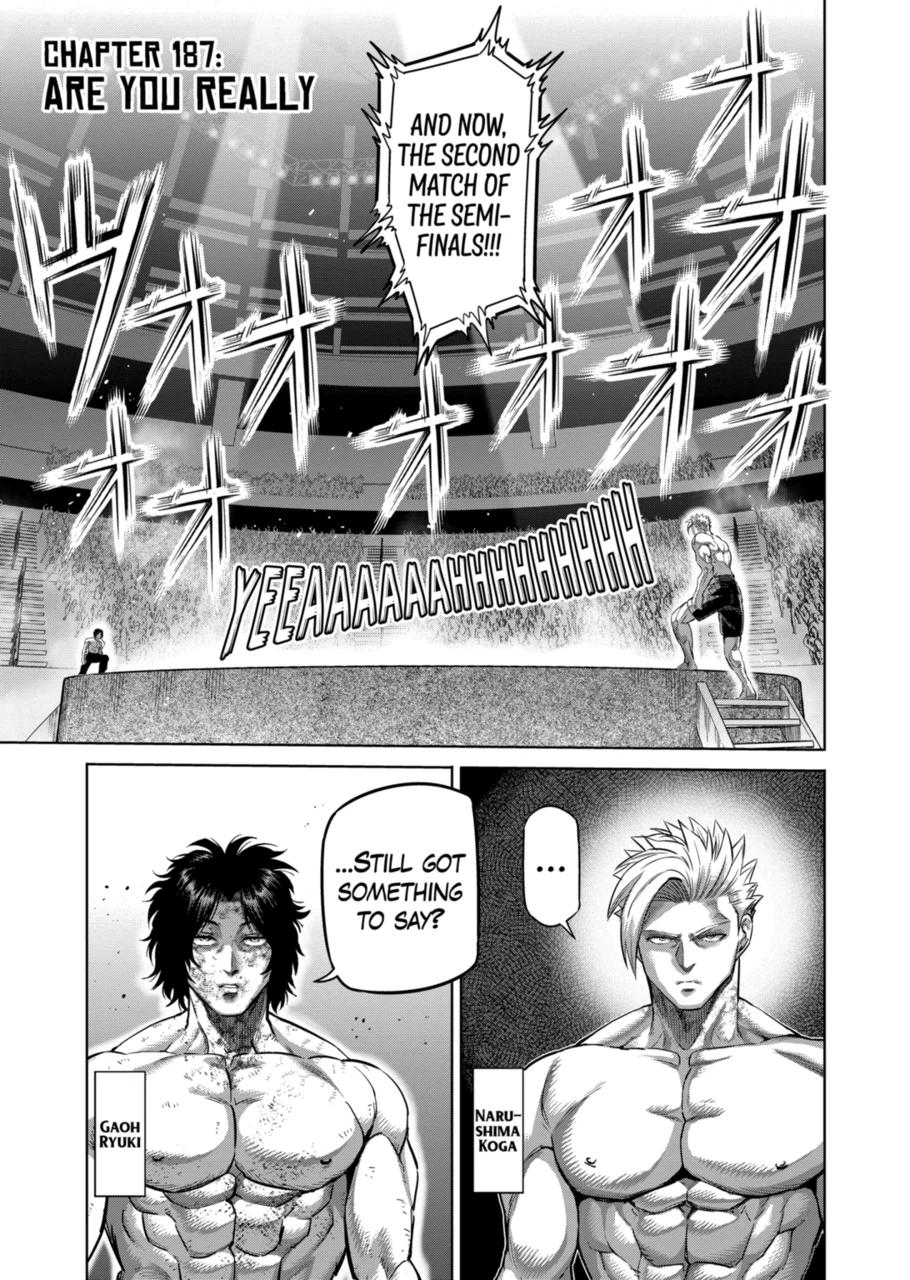 Kengan Omega Chapter 187 page 1 - Chapter 187