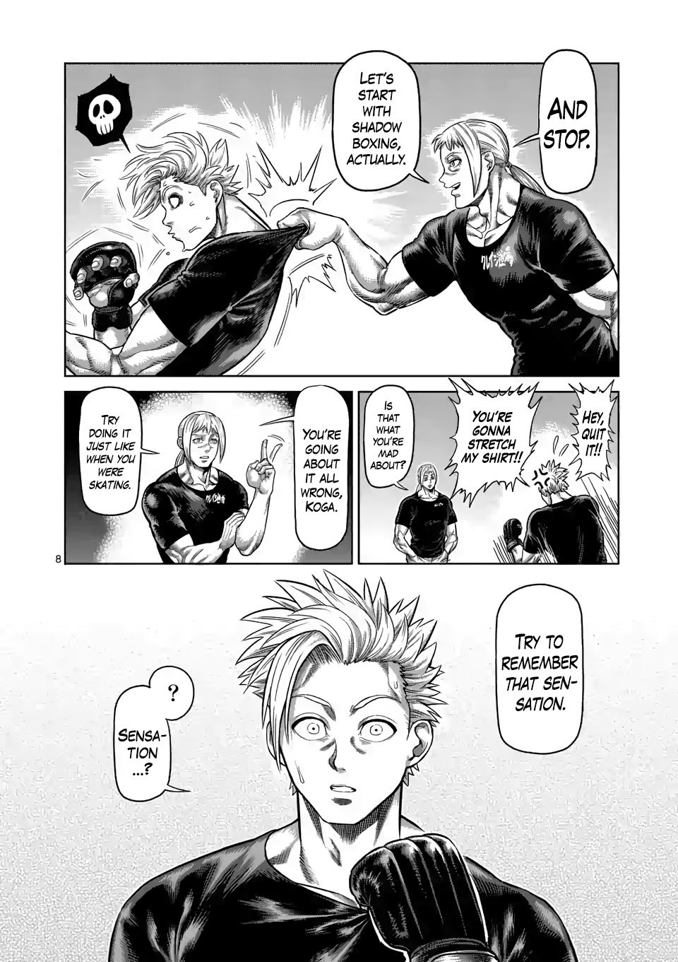 Kengan Omega Chapter 19 page 8 - Chapter 19: Awakening