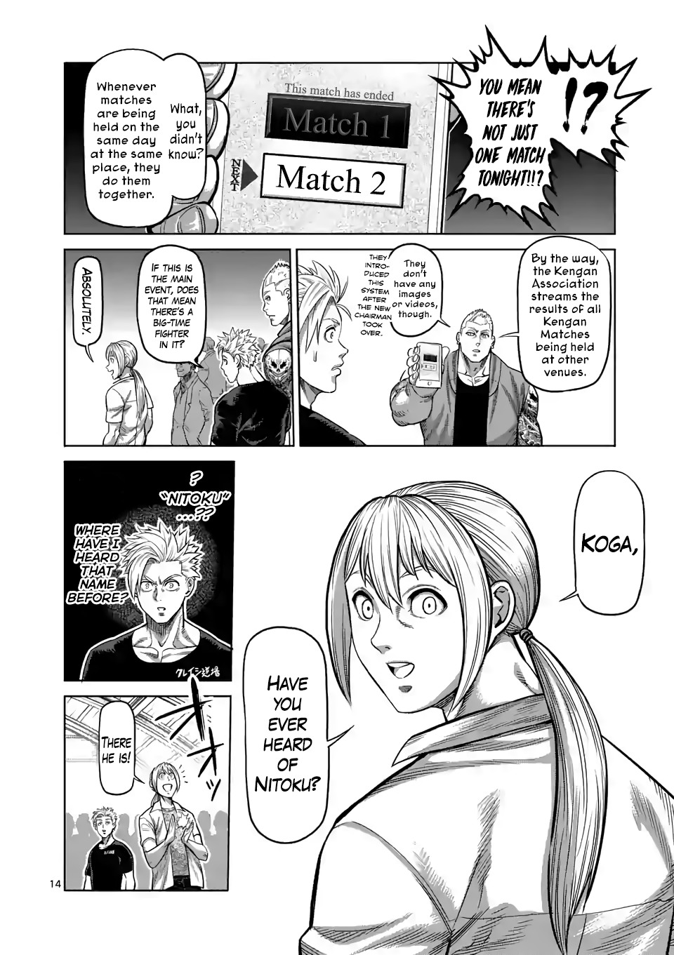 Kengan Omega Chapter 20 page 14 - Chapter 20: Main Event