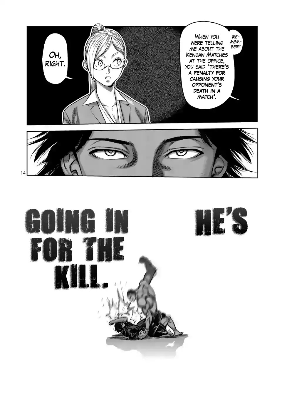 Kengan Omega Chapter 21 page 14 - Chapter 21: The A-List Man