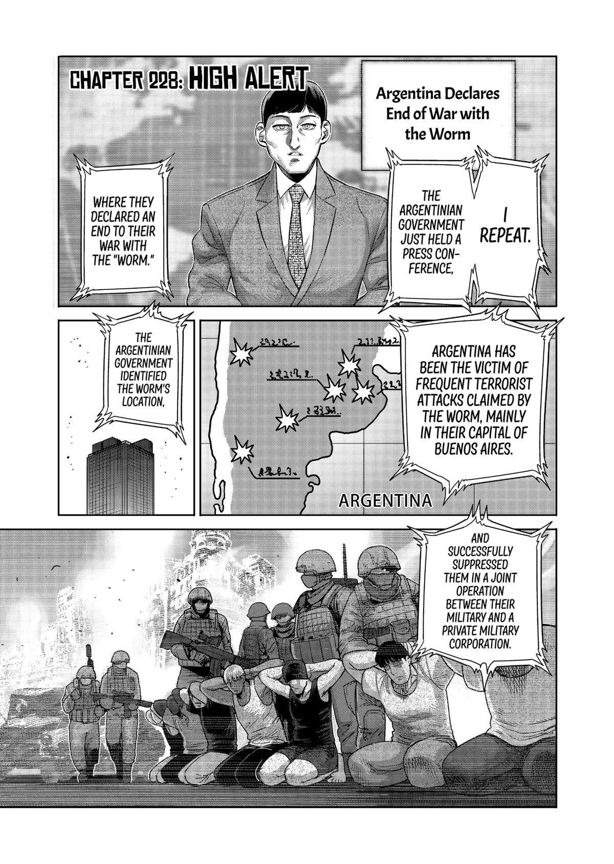 Kengan Omega Chapter 228 page 1 - Chapter 228
