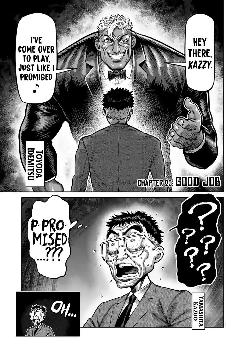 Kengan Omega Chapter 23 page 1 - Chapter 23: Good Job