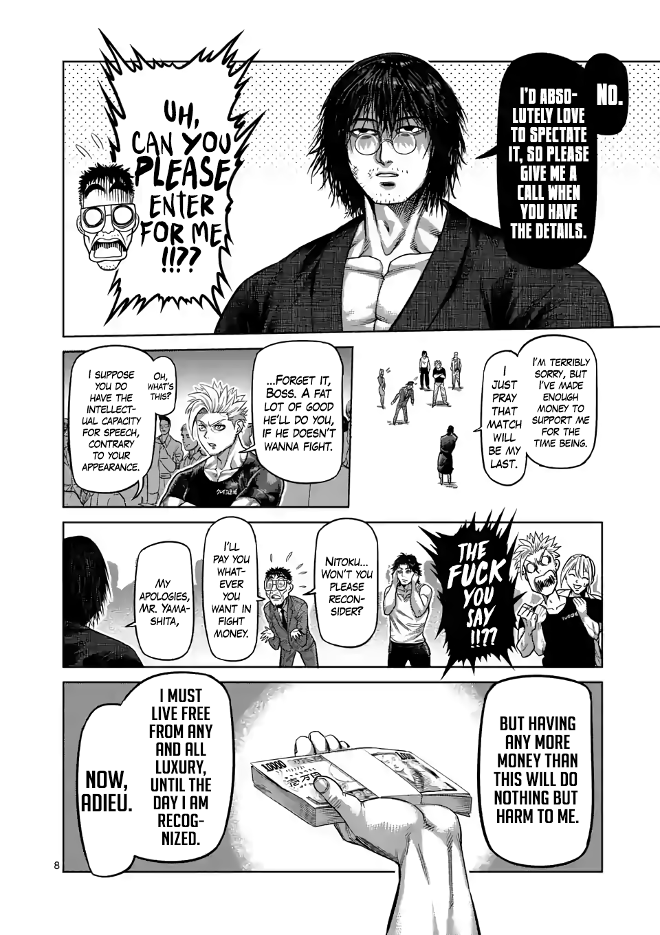 Kengan Omega Chapter 23 page 8 - Chapter 23: Good Job