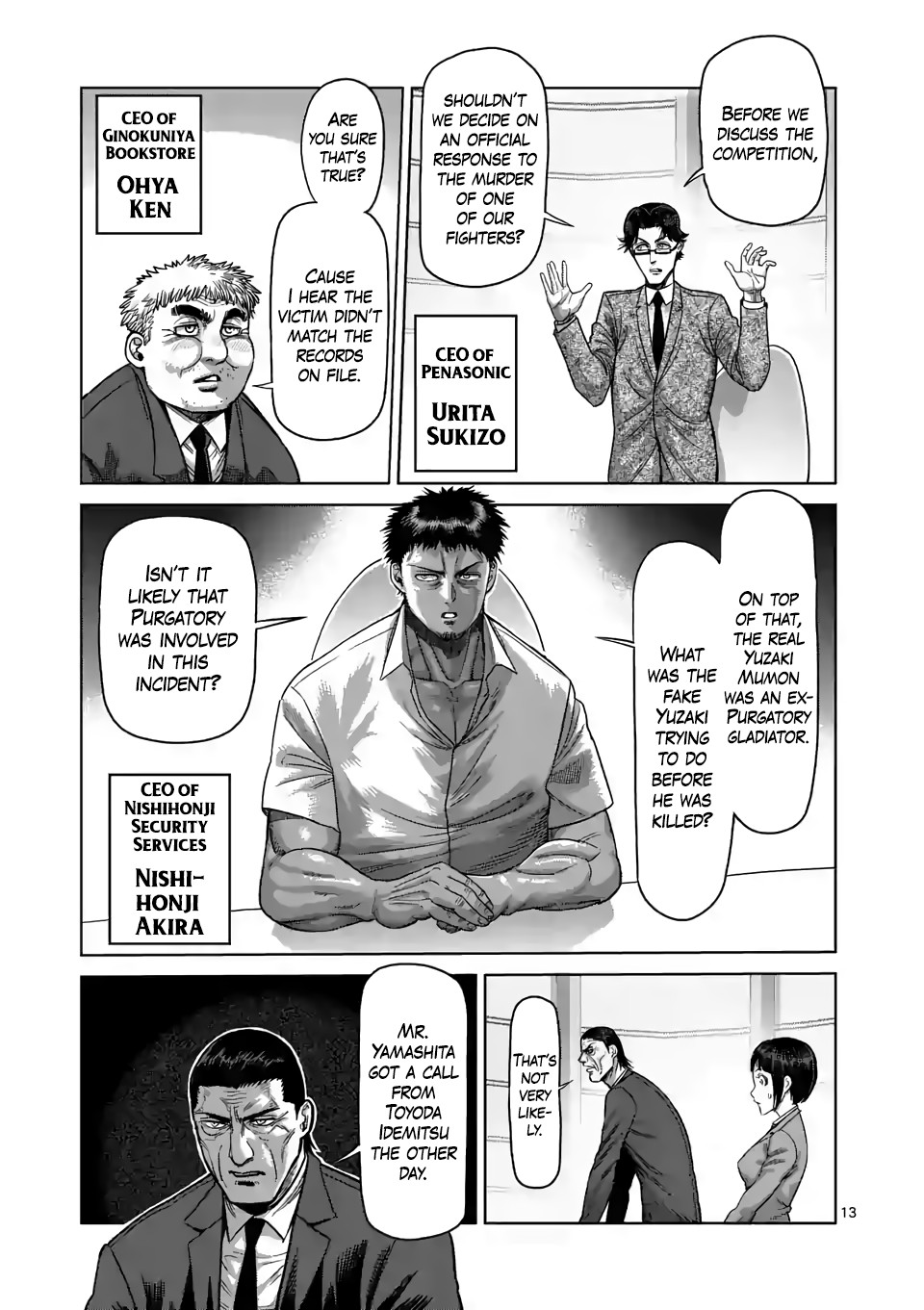 Kengan Omega Chapter 24 page 13 - Chapter 24: Whodunit?