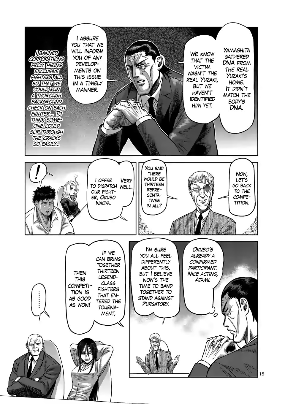 Kengan Omega Chapter 24 page 15 - Chapter 24: Whodunit?