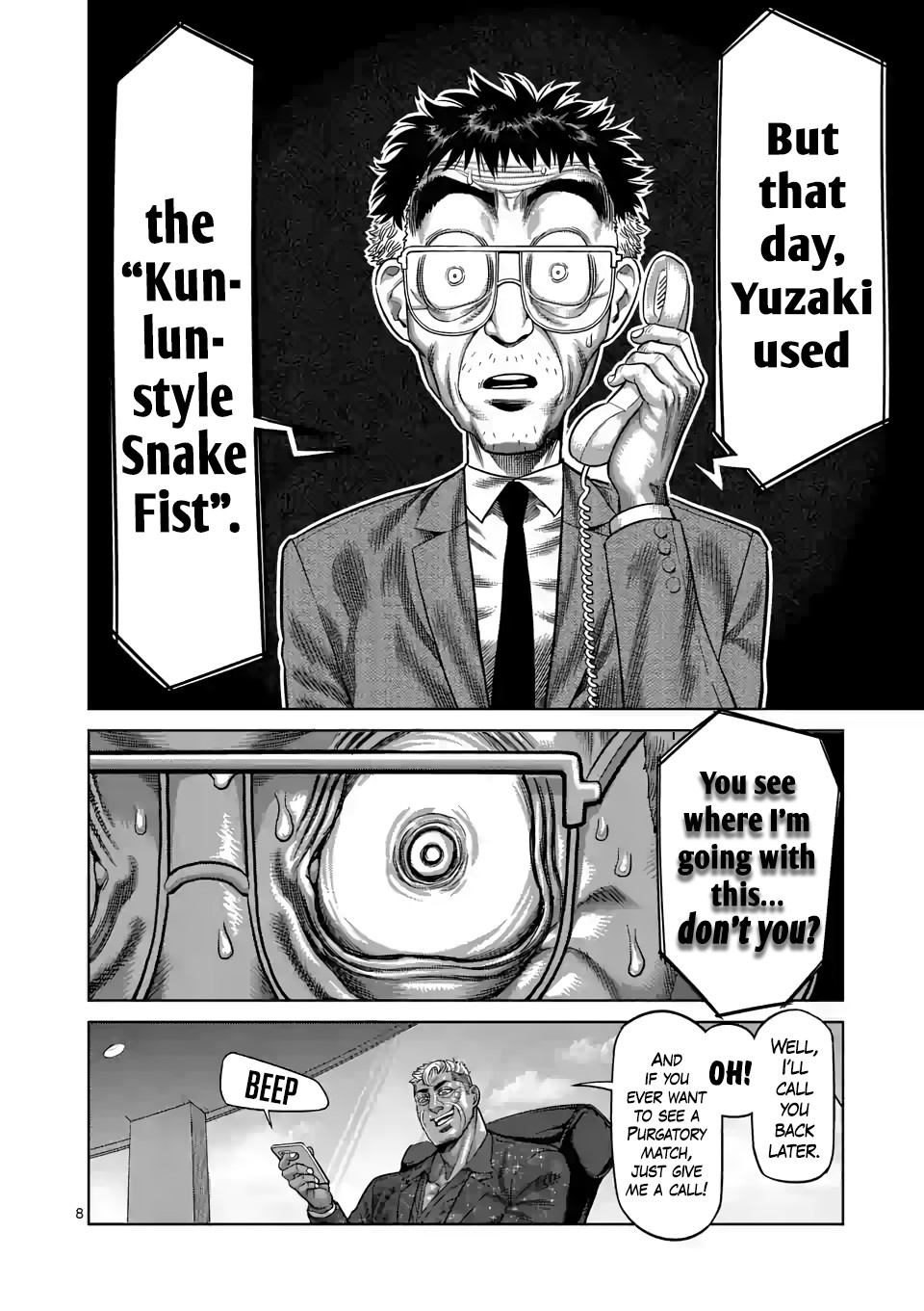 Kengan Omega Chapter 24 page 8 - Chapter 24: Whodunit?