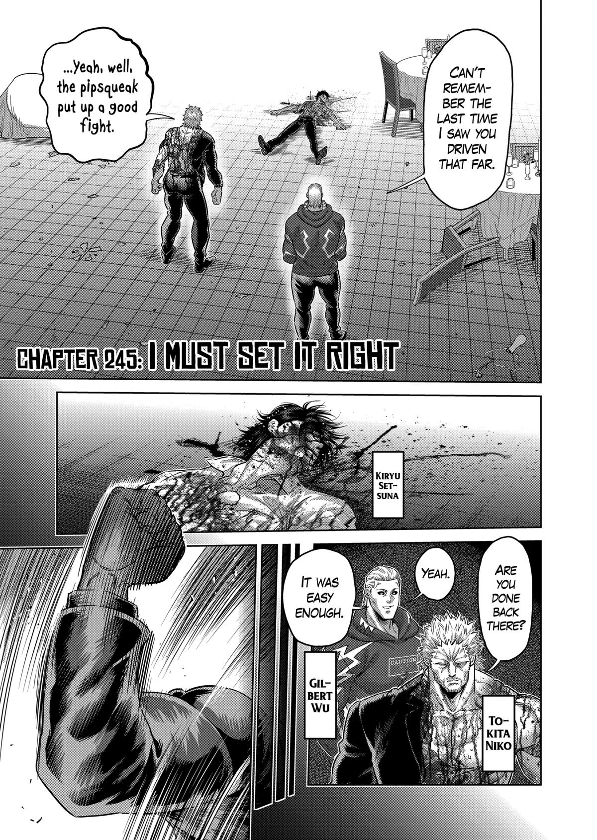 Kengan Omega Chapter 245 page 1 - Chapter 245