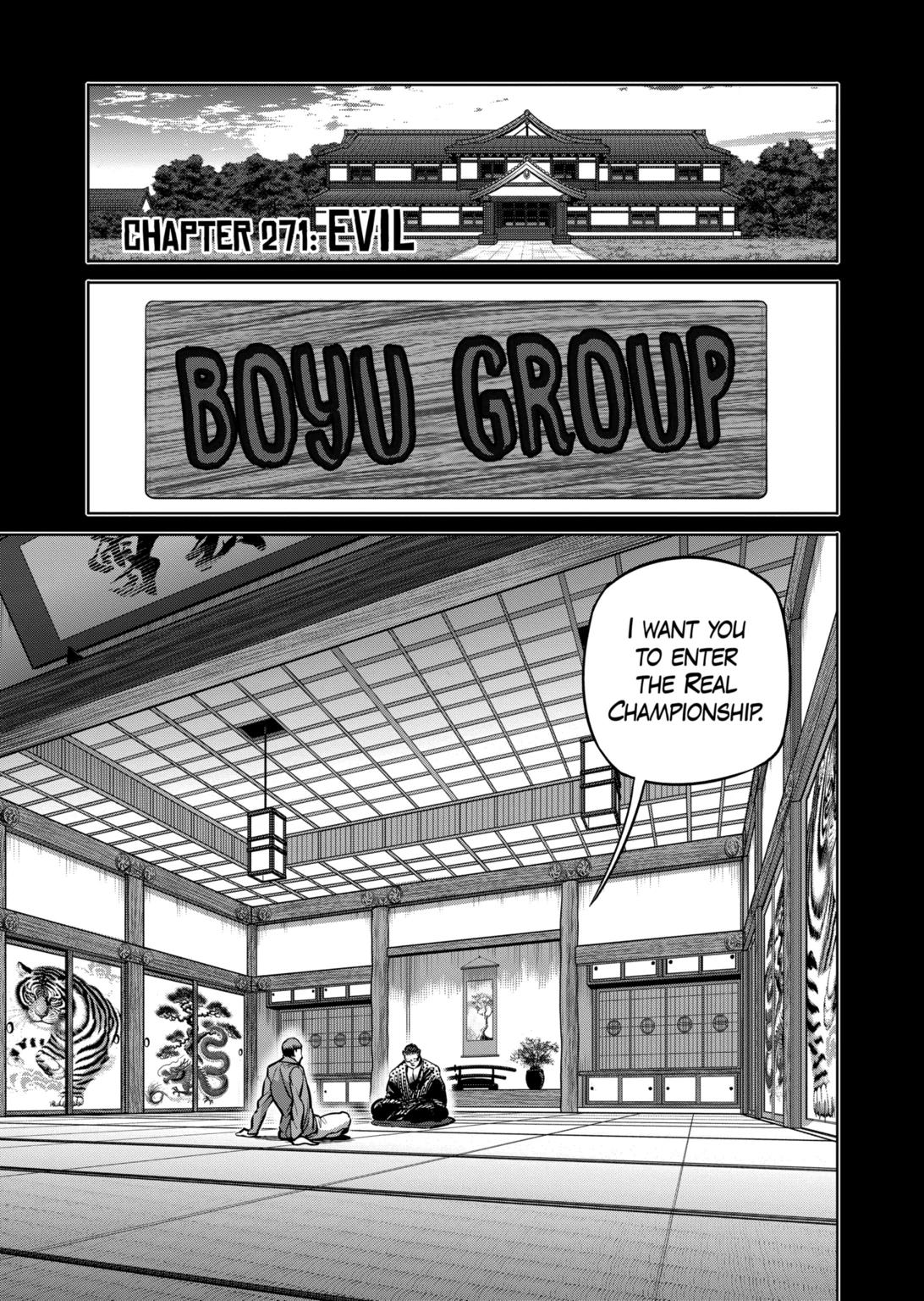 Kengan Omega Chapter 271 page 1 - Chapter 271