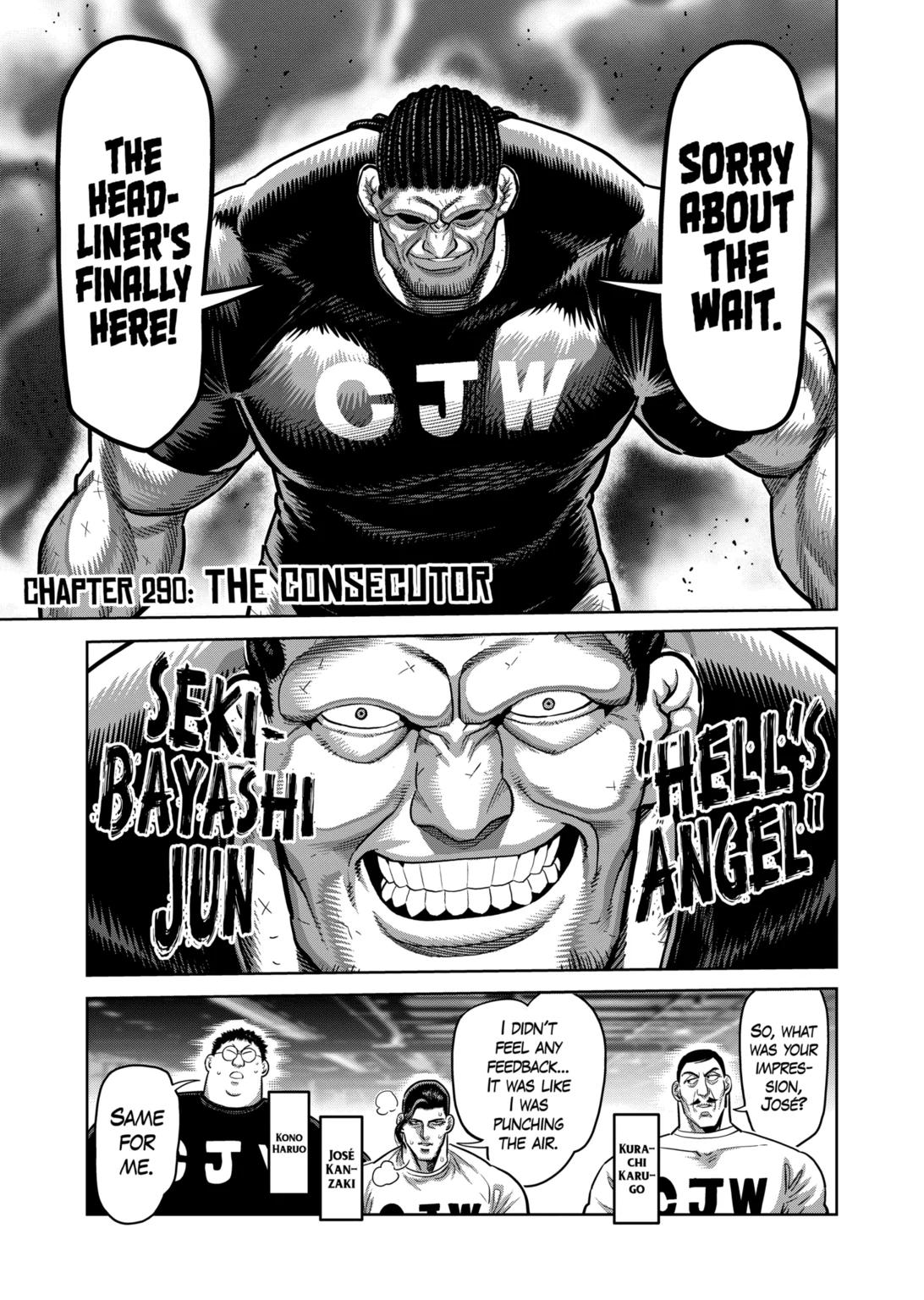 Kengan Omega Chapter 290 page 1 - Chapter 290