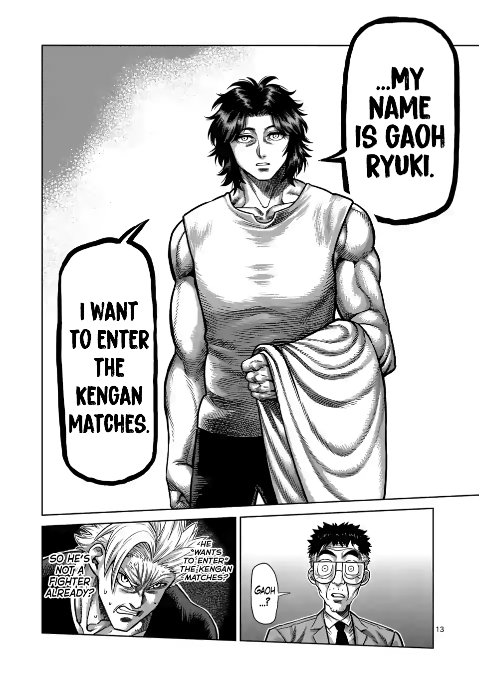 Kengan Omega Chapter 3 page 13 - Chapter 3: Koga and Ryuki