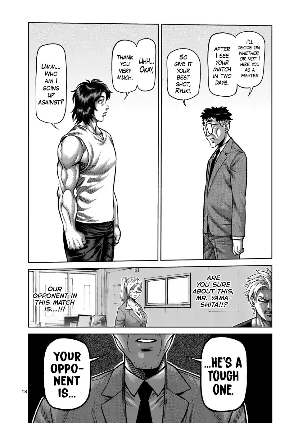 Kengan Omega Chapter 3 page 18 - Chapter 3: Koga and Ryuki