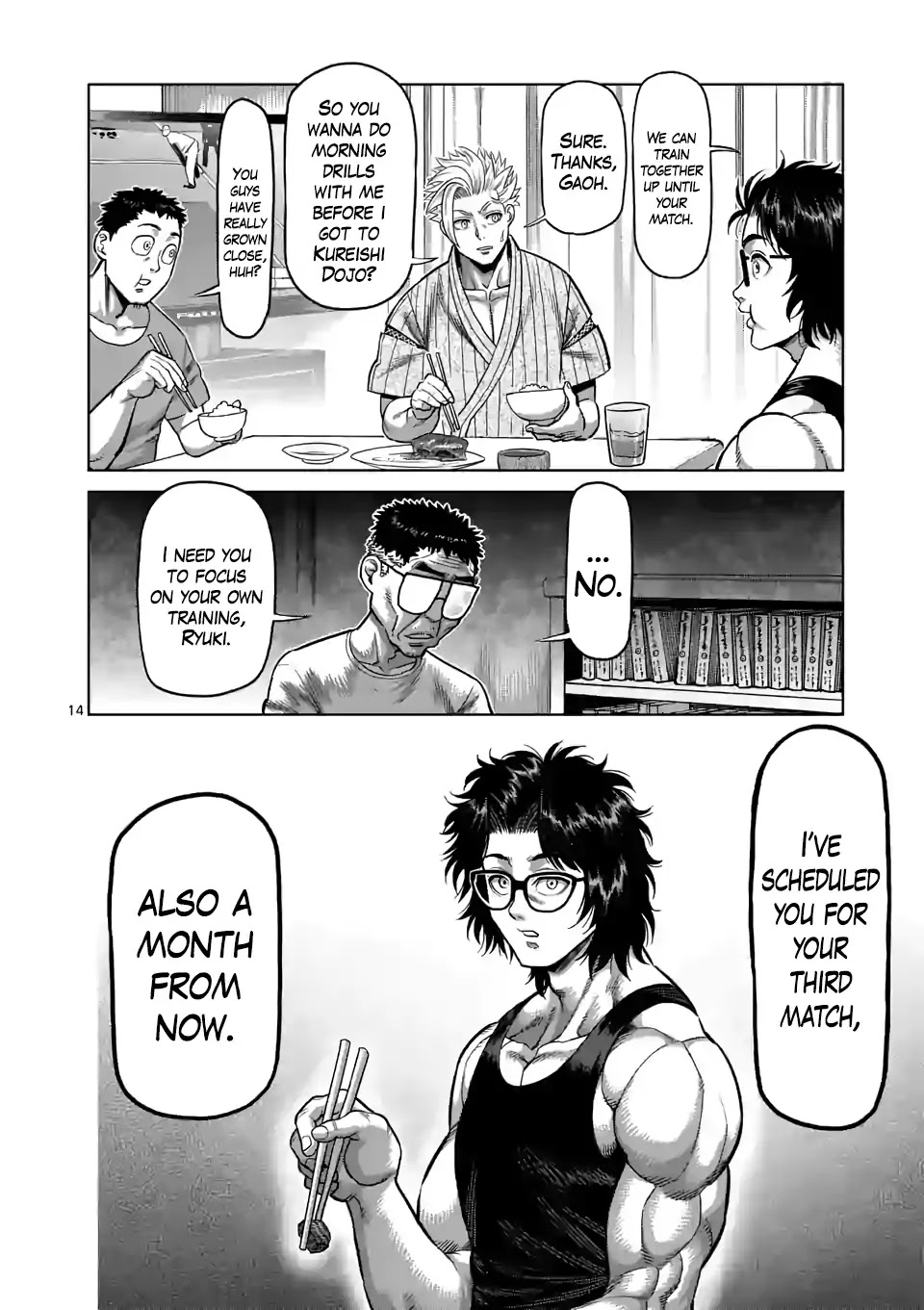 Kengan Omega Chapter 30 page 14 - Chapter 30: Trial and Error