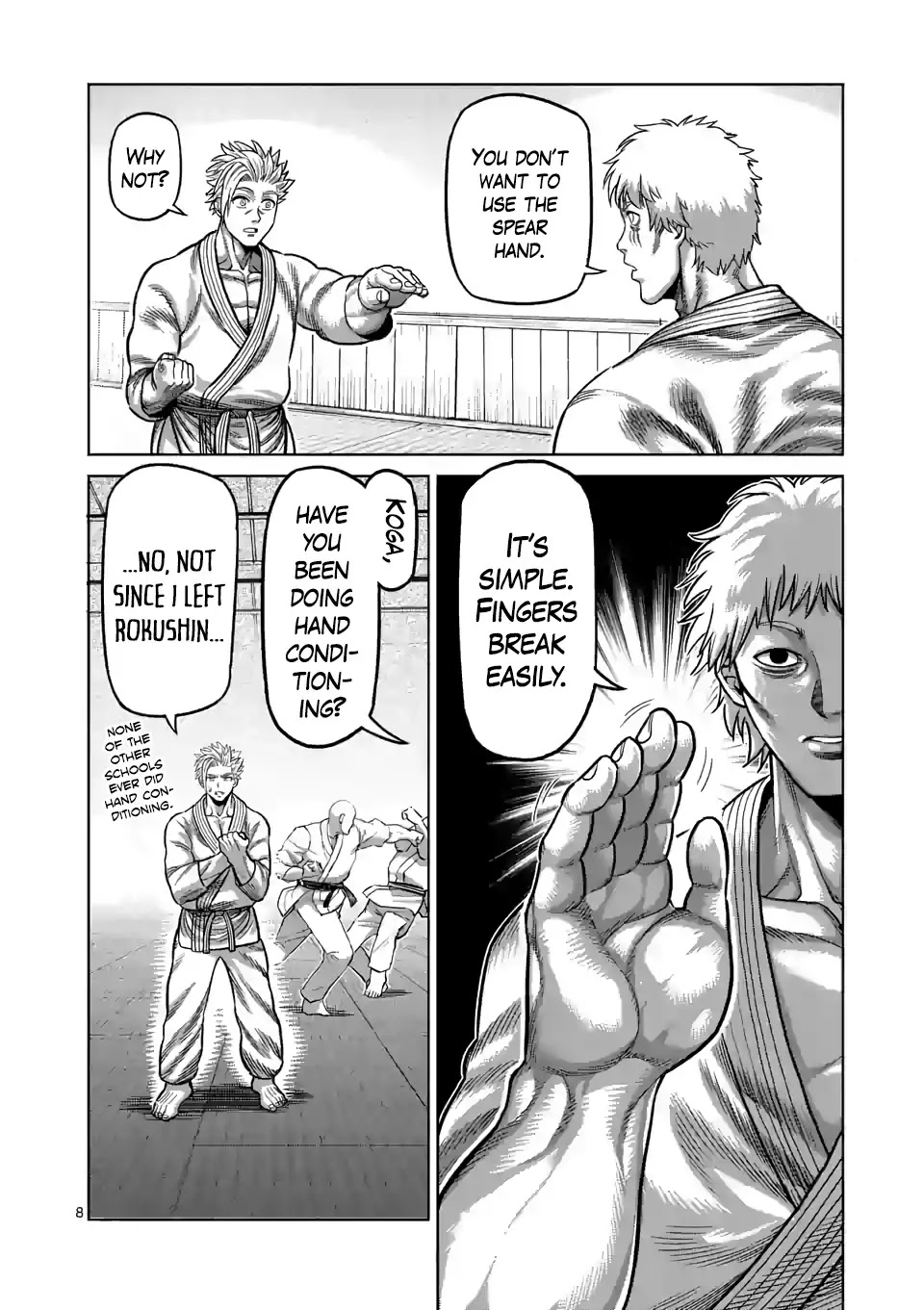 Kengan Omega Chapter 30 page 8 - Chapter 30: Trial and Error