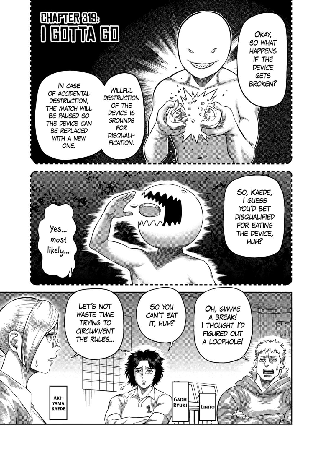 Kengan Omega Chapter 319 page 1 - Chapter 319