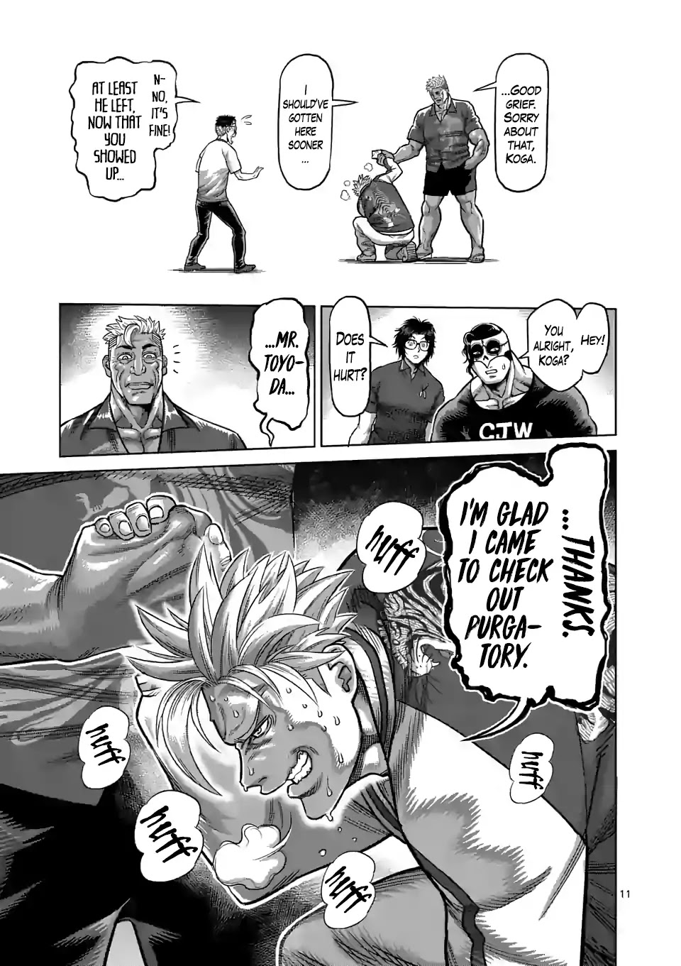 Kengan Omega Chapter 32 page 11 - Chapter 32: Traitor