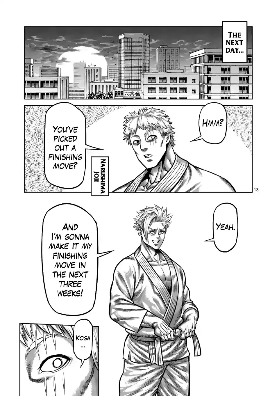 Kengan Omega Chapter 32 page 13 - Chapter 32: Traitor