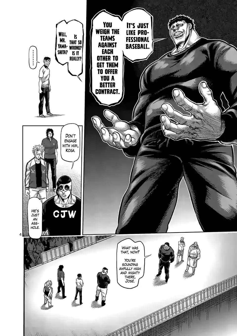 Kengan Omega Chapter 32 page 4 - Chapter 32: Traitor