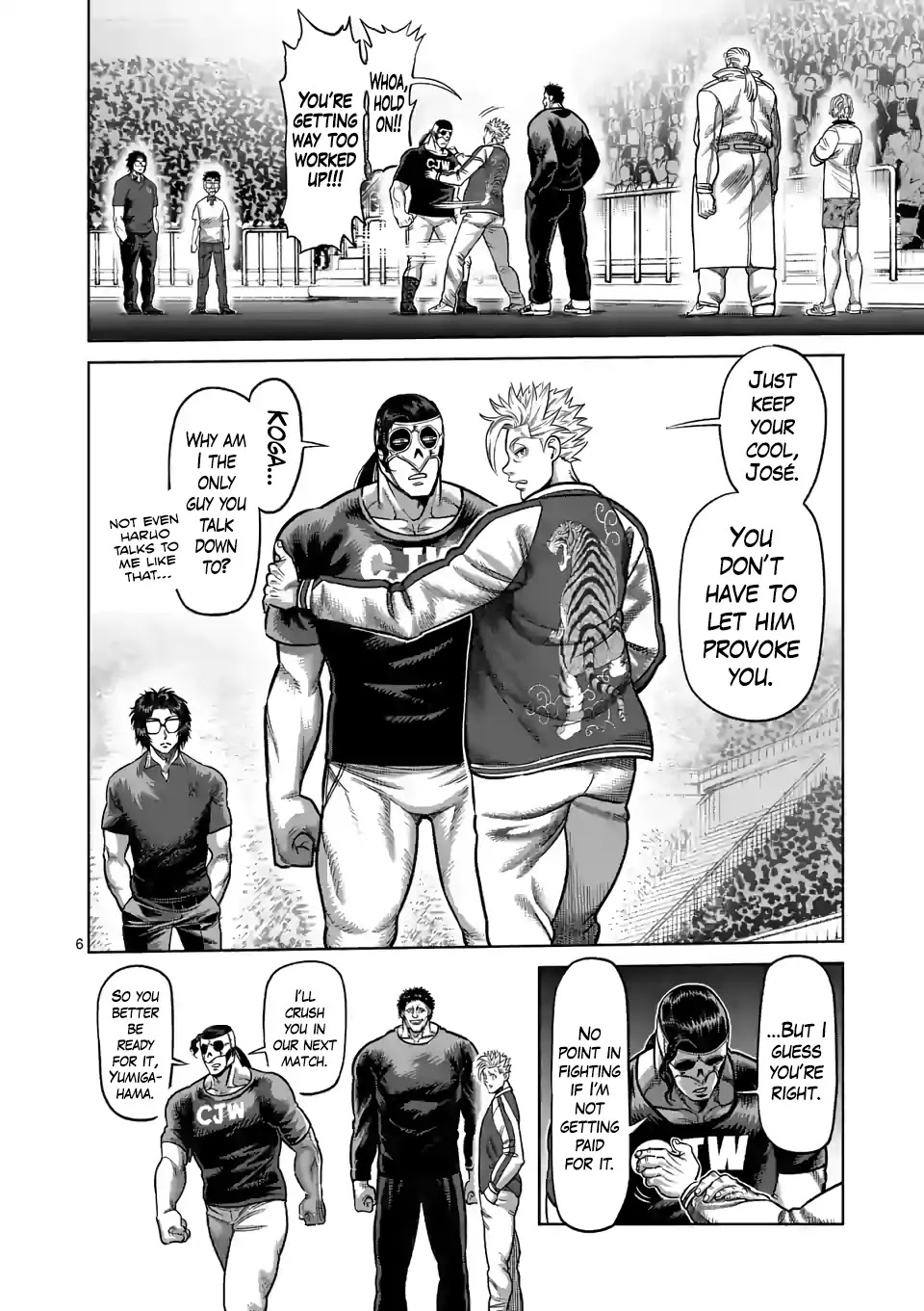 Kengan Omega Chapter 32 page 6 - Chapter 32: Traitor
