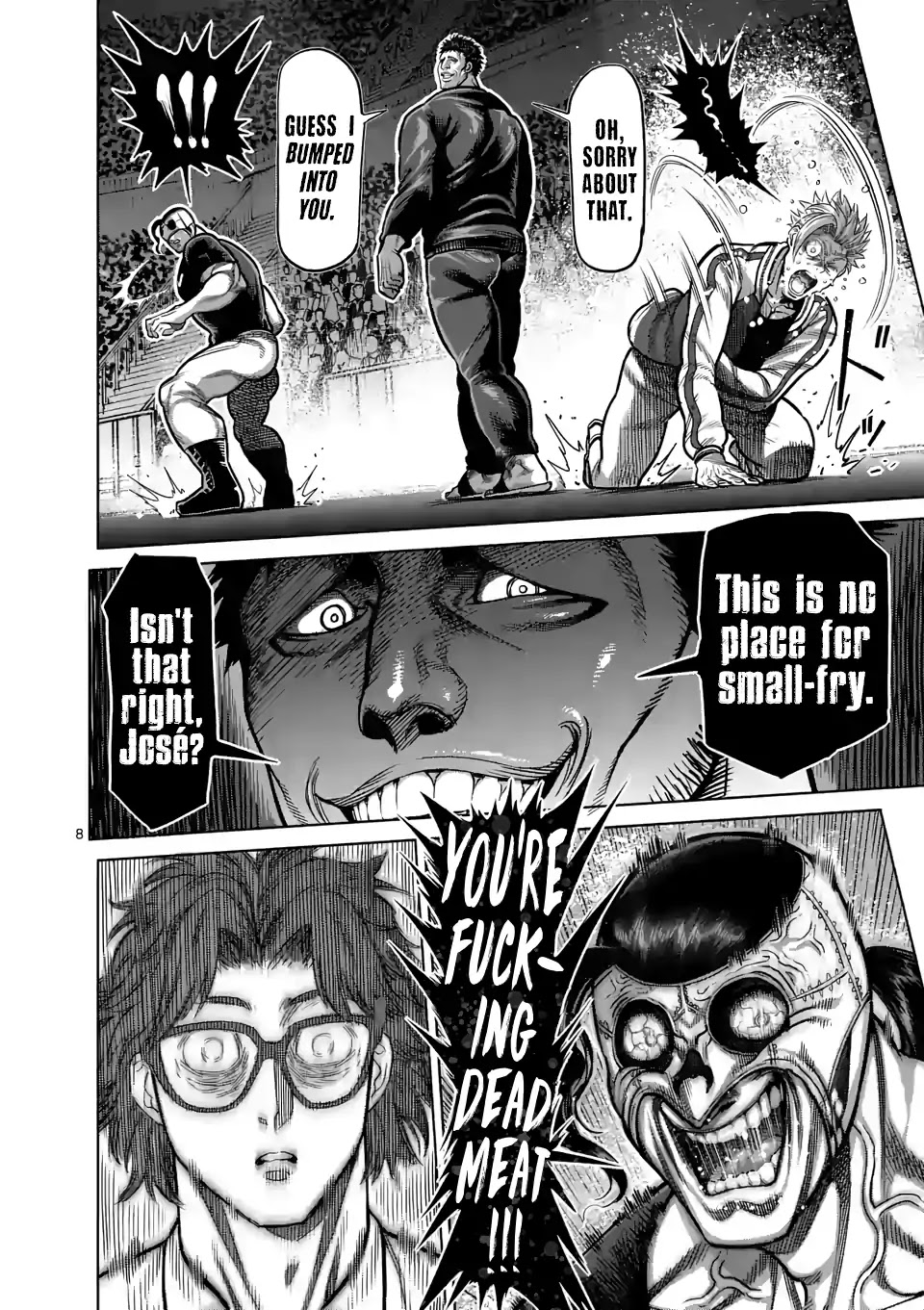 Kengan Omega Chapter 32 page 8 - Chapter 32: Traitor