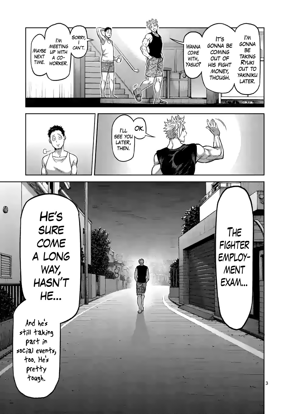 Kengan Omega Chapter 33 page 3 - Chapter 33: Two More Days