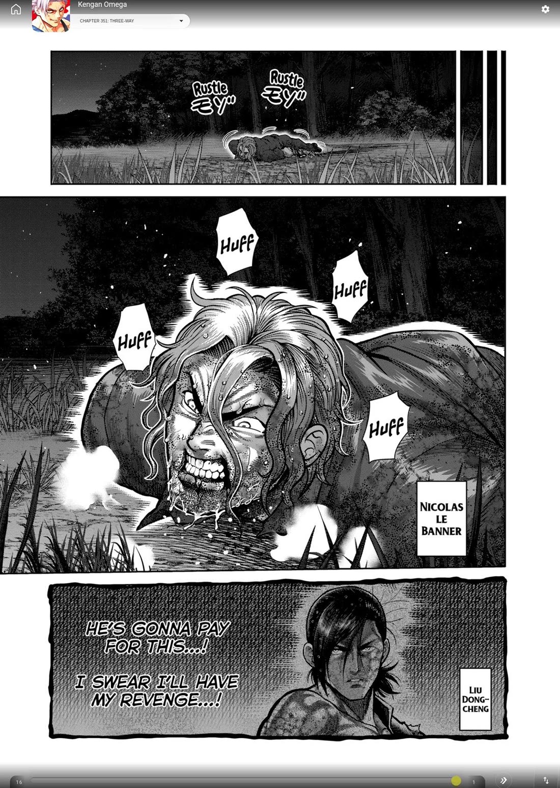 Kengan Omega Chapter 351 page 3 - Chapter 351