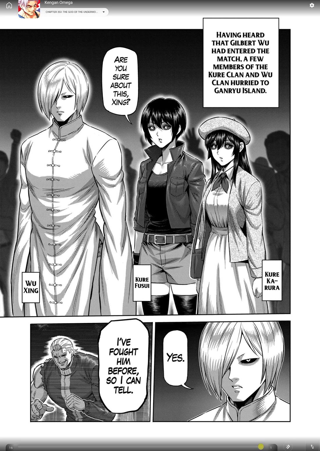 Kengan Omega Chapter 353 page 3 - Chapter 353