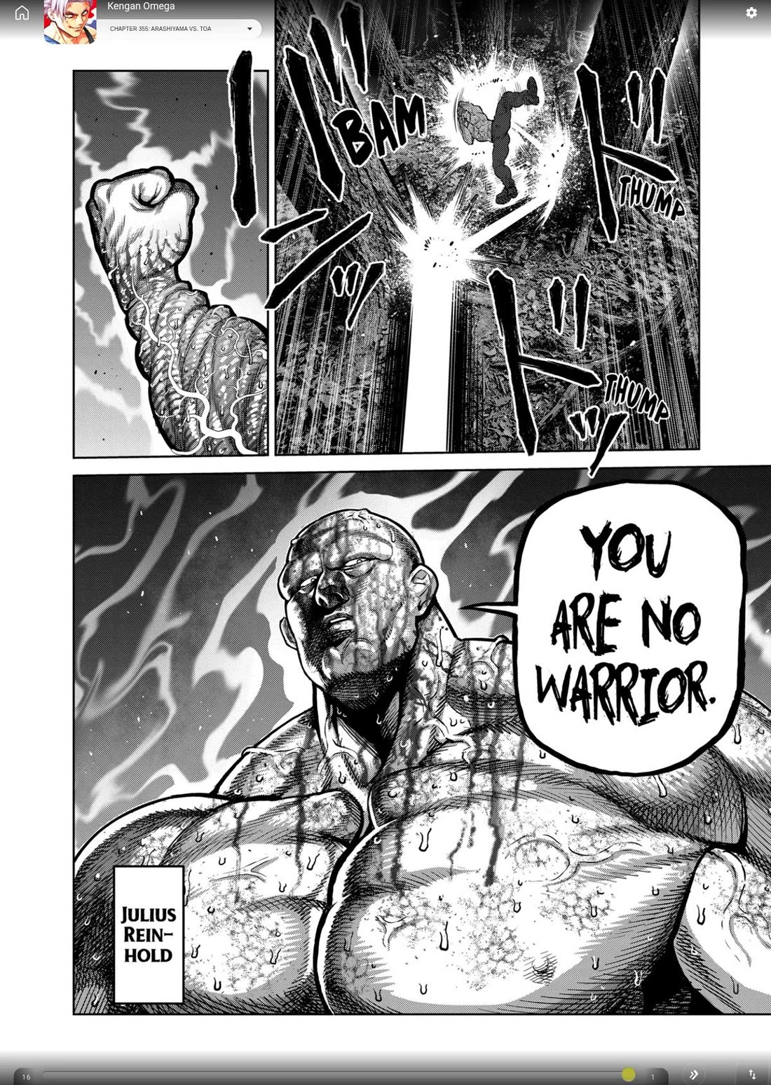 Kengan Omega Chapter 355 page 4 - Chapter 355