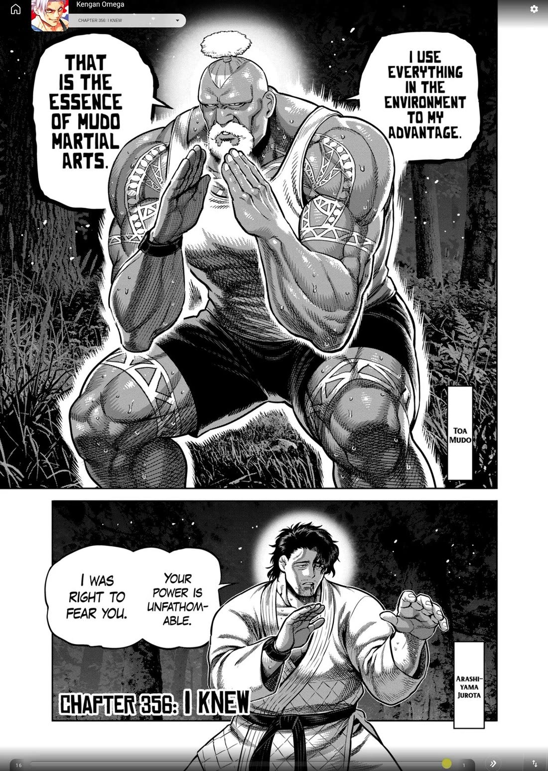 Kengan Omega Chapter 356 page 1 - Chapter 356