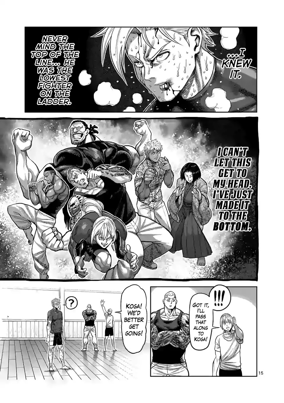 Kengan Omega Chapter 36 page 15 - Chapter 36: Bottom