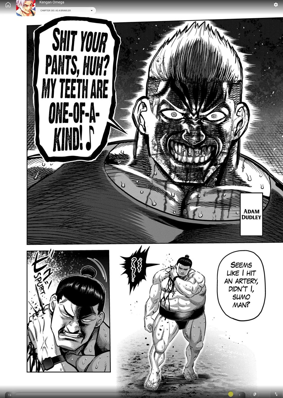 Kengan Omega Chapter 365 page 2 - Chapter 365
