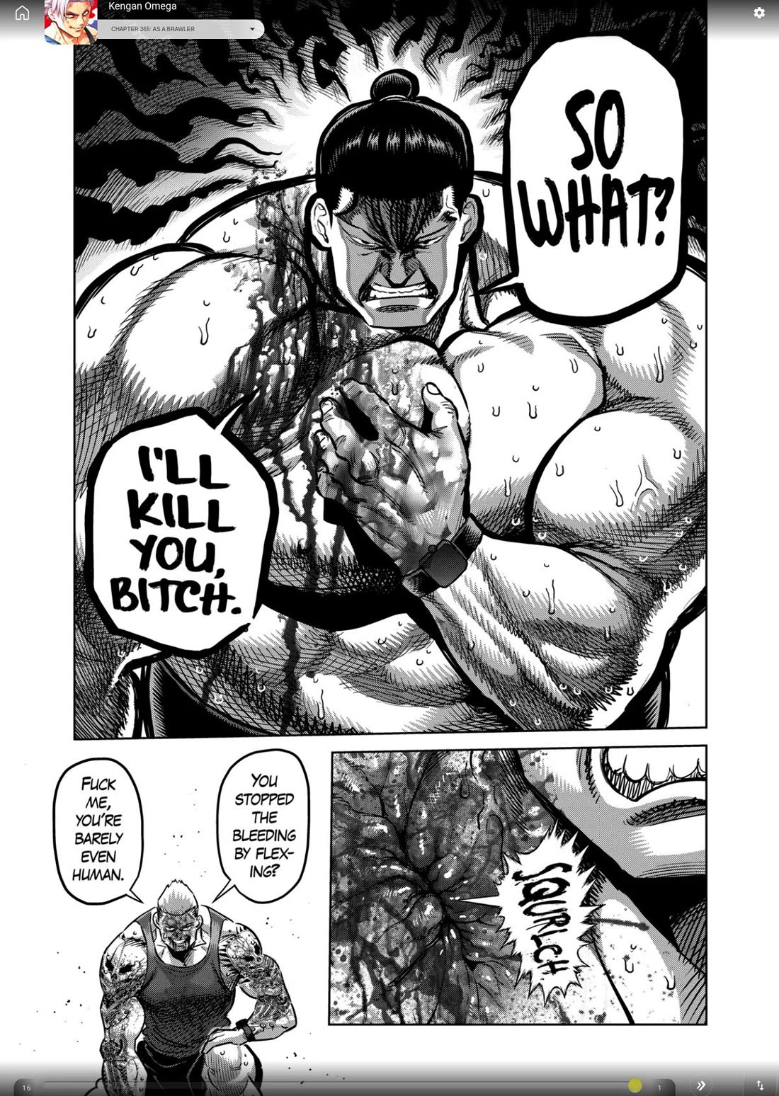 Kengan Omega Chapter 365 page 3 - Chapter 365