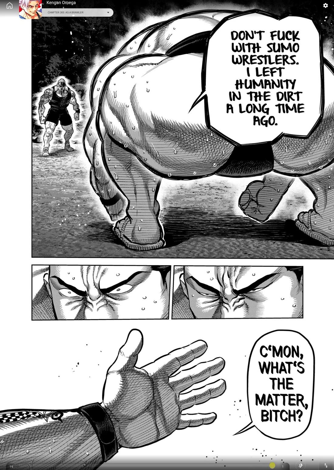 Kengan Omega Chapter 365 page 4 - Chapter 365