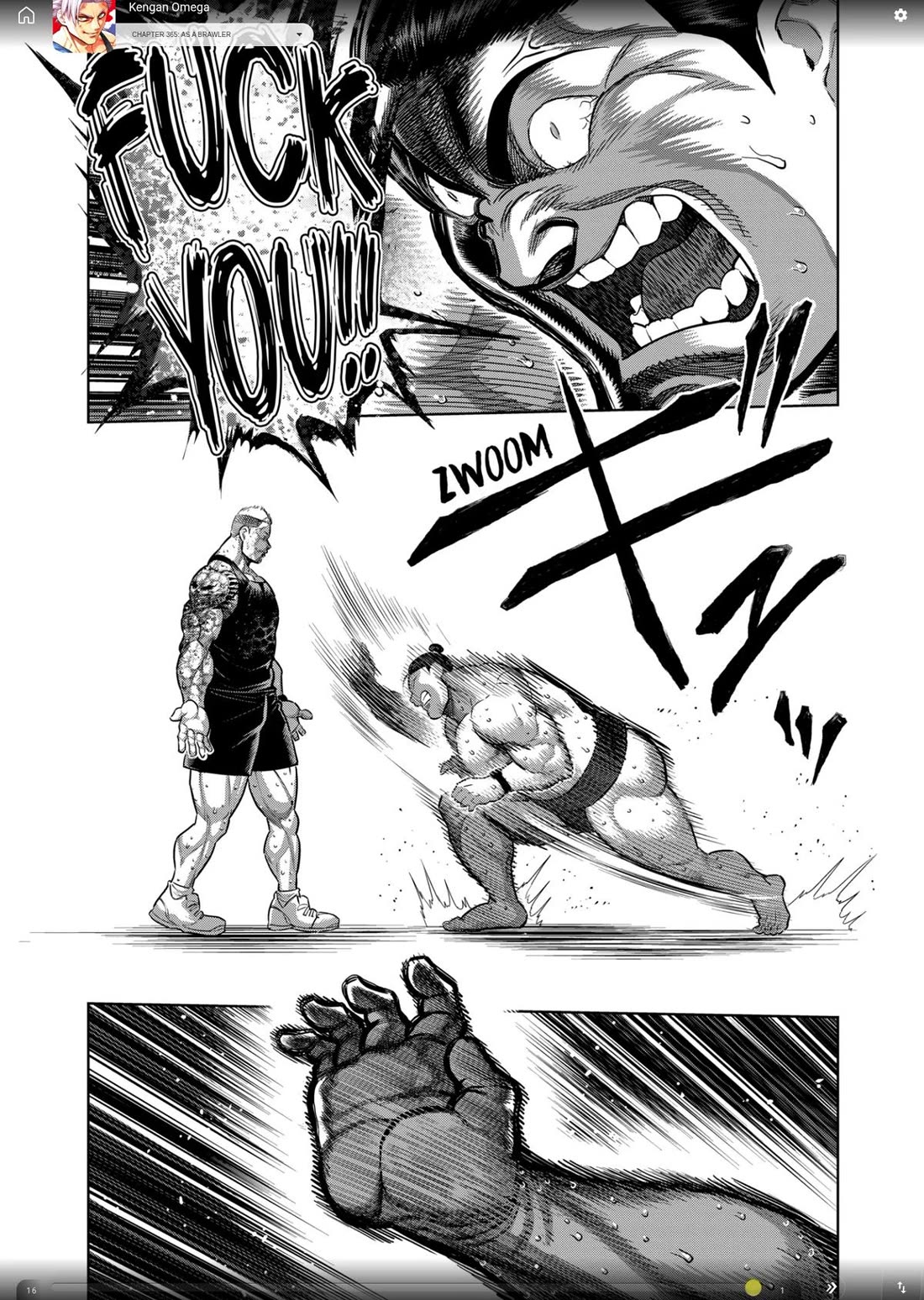 Kengan Omega Chapter 365 page 6 - Chapter 365