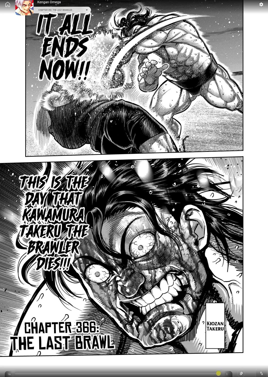 Kengan Omega Chapter 366 page 1 - Chapter 366