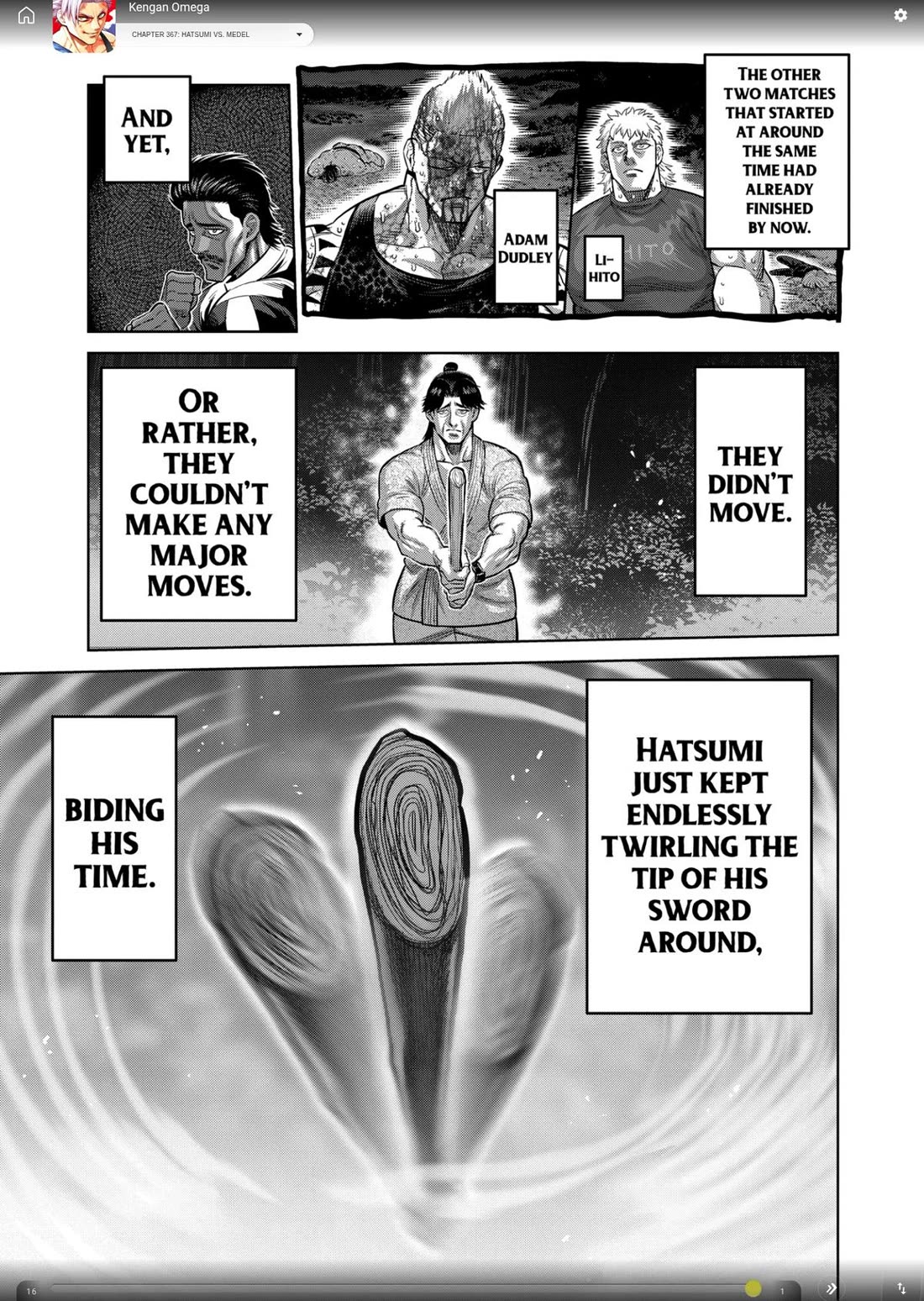 Kengan Omega Chapter 367 page 6 - Chapter 367
