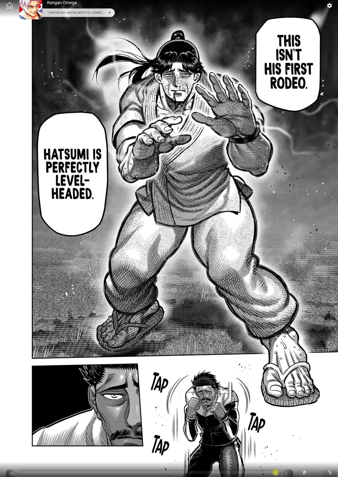Kengan Omega Chapter 368 page 4 - Chapter 368