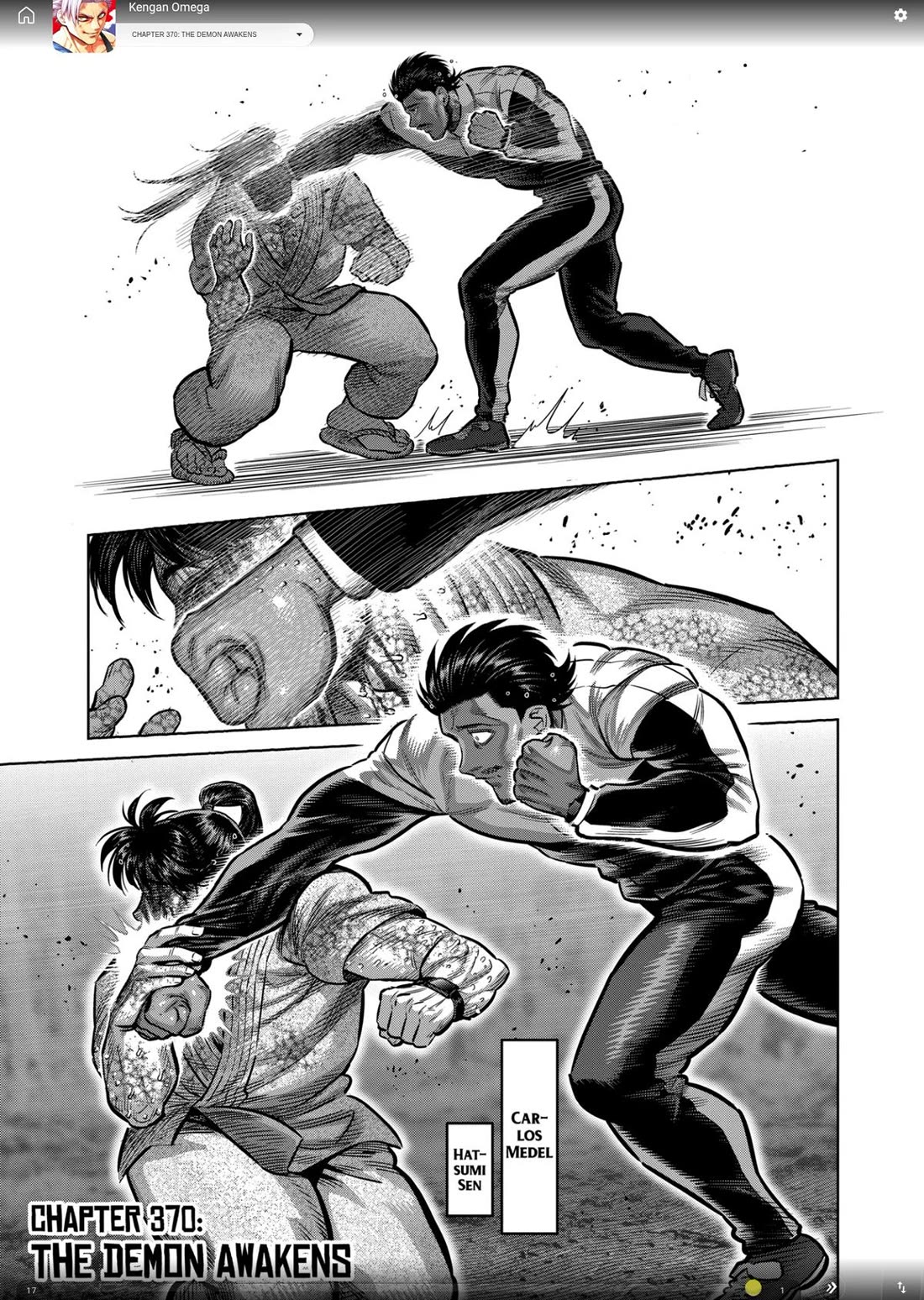 Kengan Omega Chapter 370 page 1 - Chapter 370