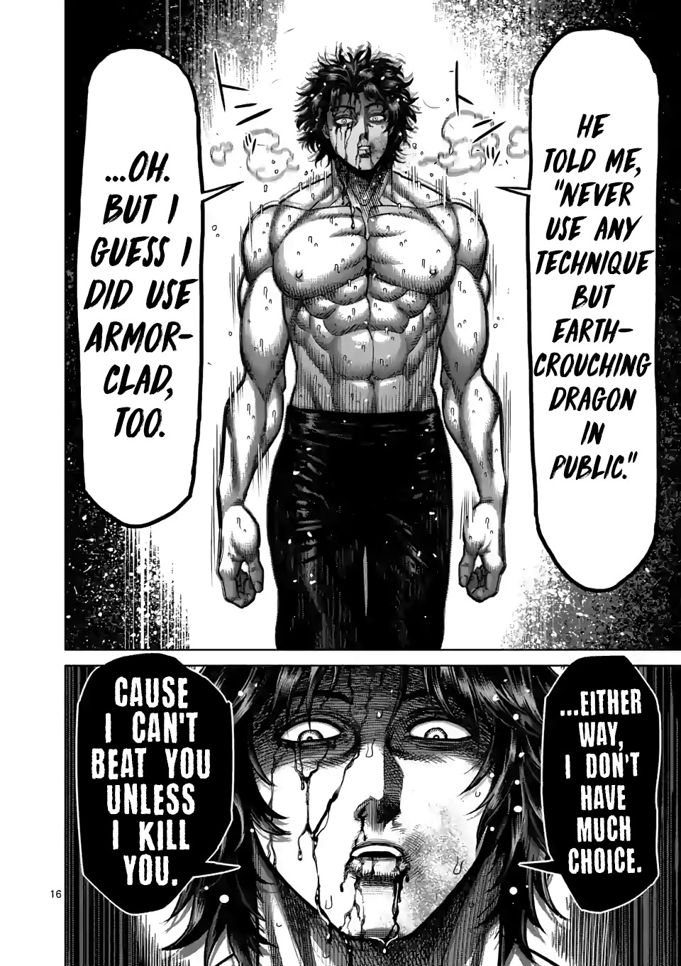 Kengan Omega Chapter 38 page 16 - Chapter 38: Gaoh Style