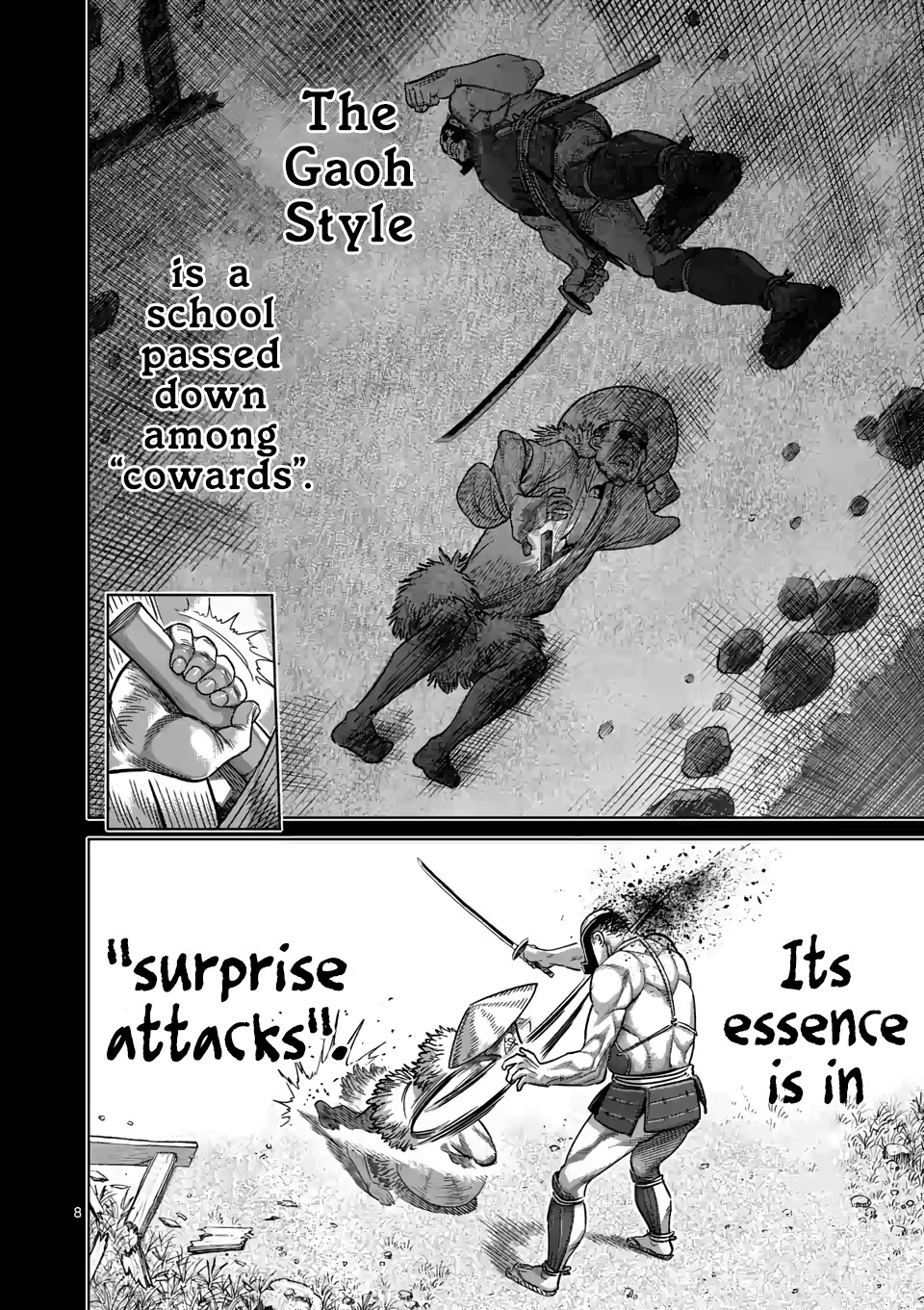 Kengan Omega Chapter 38 page 8 - Chapter 38: Gaoh Style