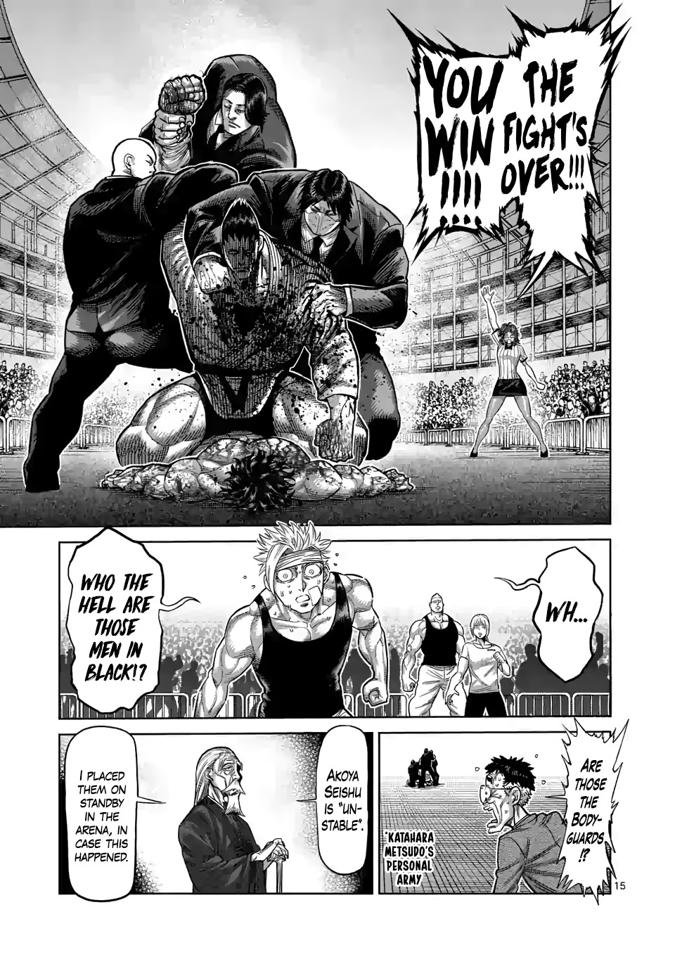 Kengan Omega Chapter 39 page 15 - Chapter 39: We Have a Winner
