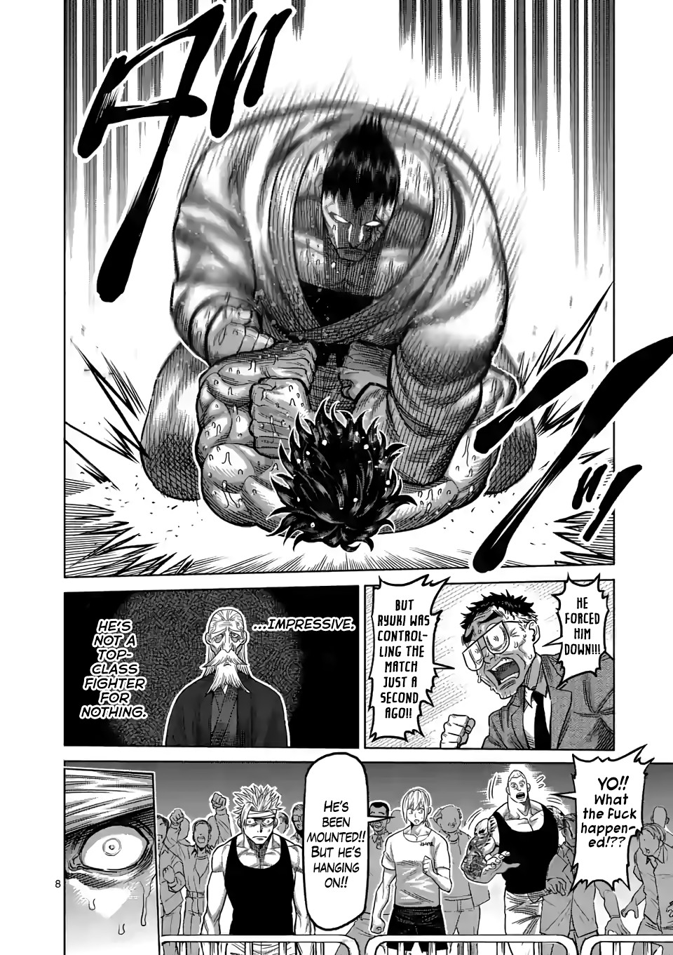 Kengan Omega Chapter 39 page 8 - Chapter 39: We Have a Winner