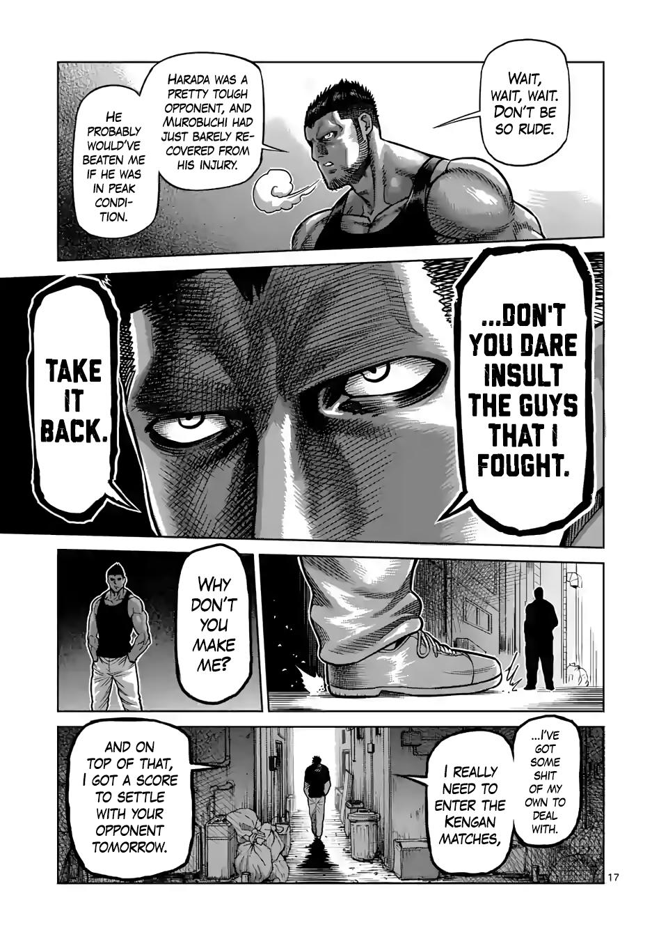 Kengan Omega Chapter 4 page 17 - Chapter 4: Koga's Intent