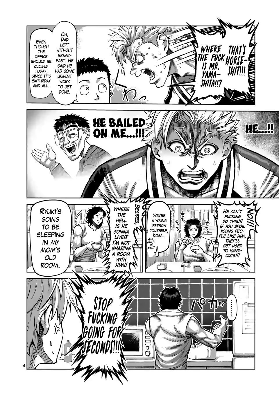 Kengan Omega Chapter 4 page 4 - Chapter 4: Koga's Intent