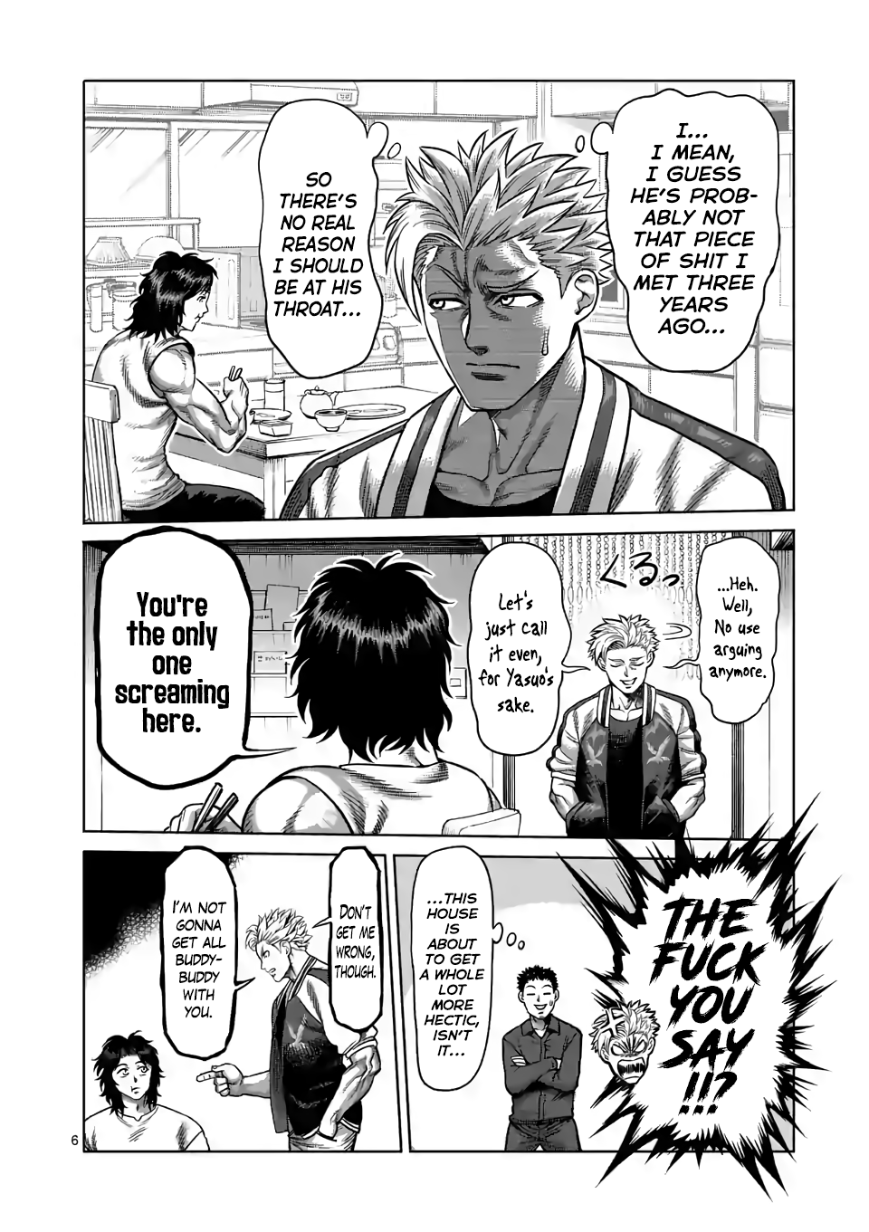 Kengan Omega Chapter 4 page 6 - Chapter 4: Koga's Intent