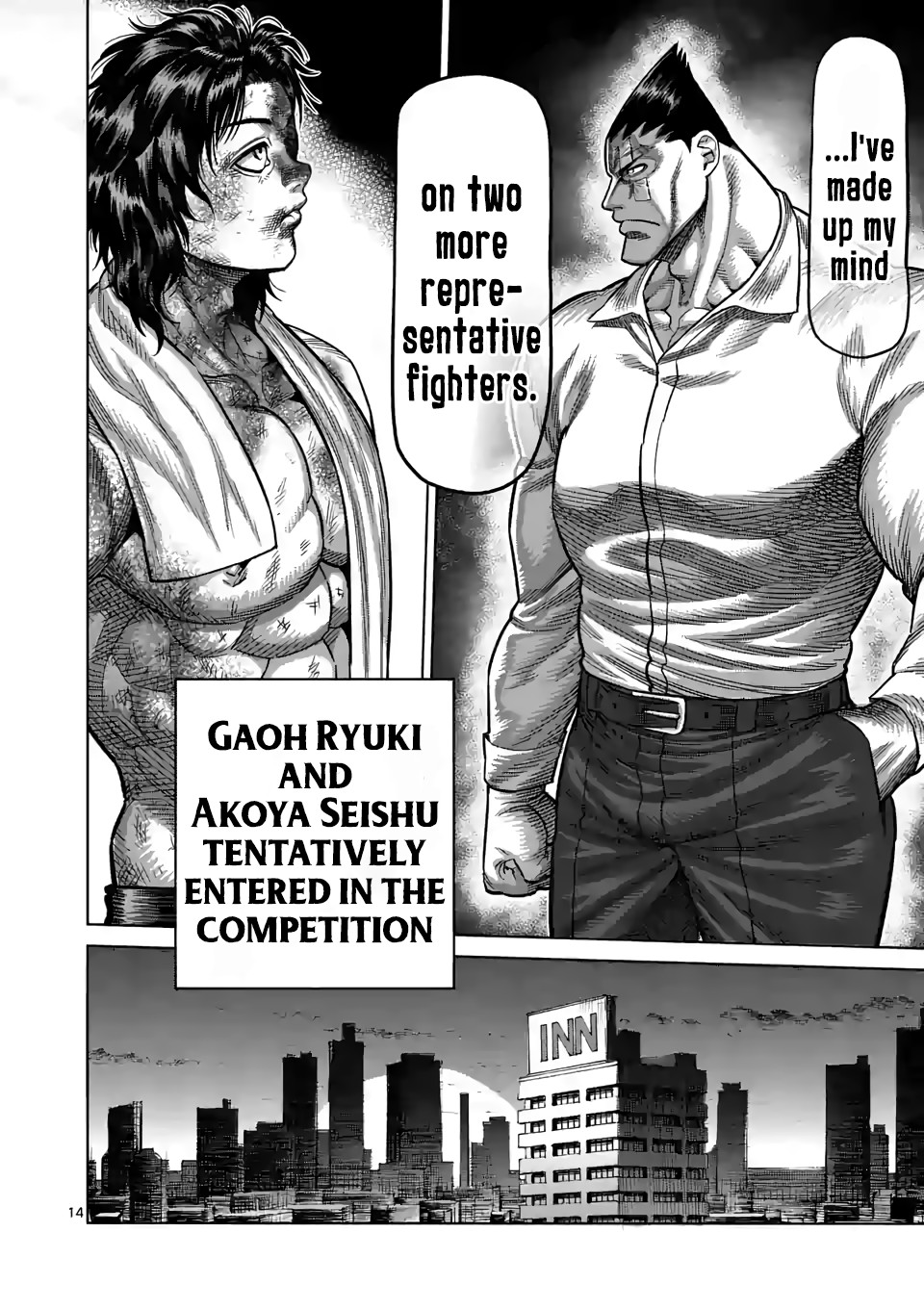Kengan Omega Chapter 40 page 14 - Chapter 40: Crazy