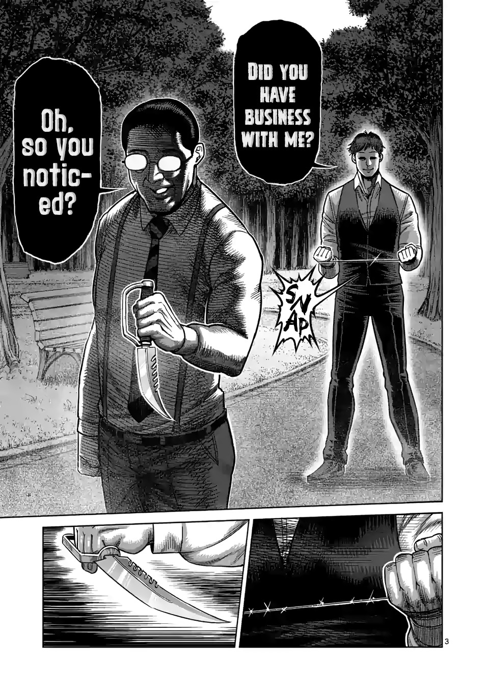 Kengan Omega Chapter 40 page 3 - Chapter 40: Crazy