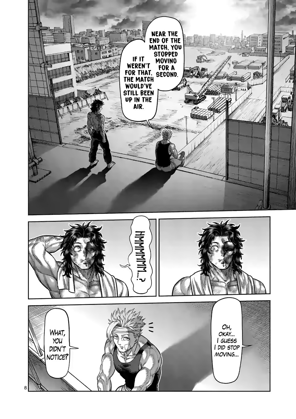 Kengan Omega Chapter 40 page 8 - Chapter 40: Crazy